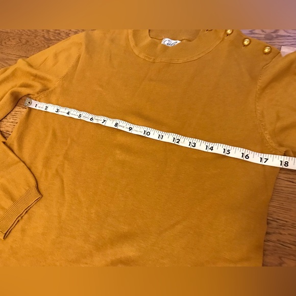 Two in one Sweater top in mustard/white - Picture 4 of 7